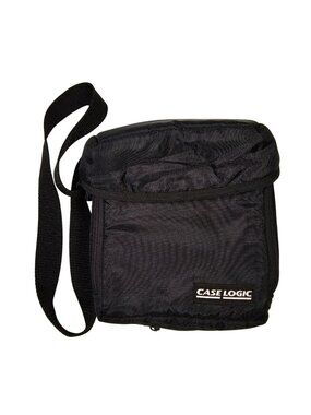Case Logic Vintage Portable CD Player Carry Case Bag w/ Shoulder Strap Zippered